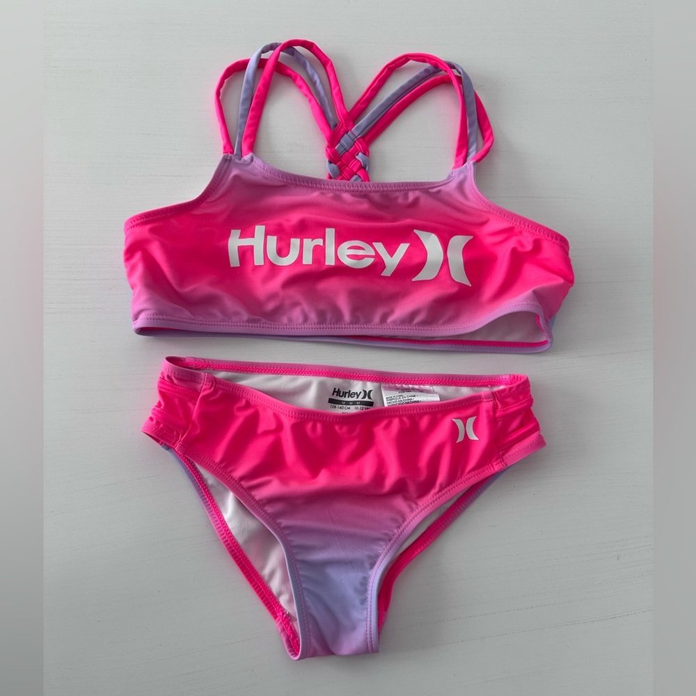 Hurley Vibrant Pink and Purple Bikini